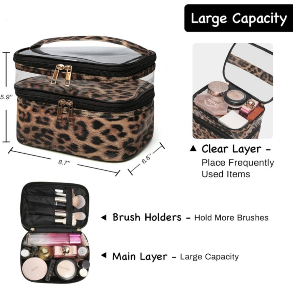 Double-layer Cosmetic Bag - Picture 2 of 2